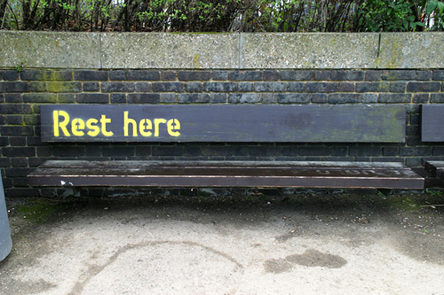 Rest here / oliverkendal